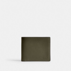 Coach 3 In 1 Wallet Calf Leather/Army Green | COH866725
