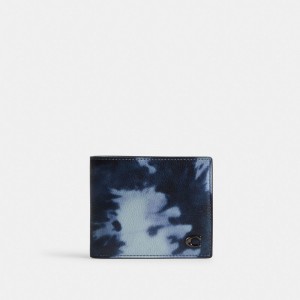 Coach 3 In 1 Wallet With Tie Dye Print Midnight Navy Multi | COH866726
