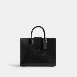 Coach Ace Tote Bag 26 Brass/Black | COH865091