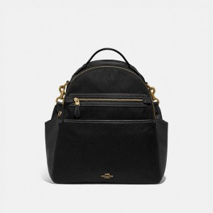 Coach Baby Backpack Brass/Black | COH865470