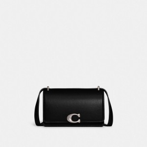 Coach Bandit Crossbody Bag Luxe Refined Calf Leather/Silver/Black | COH864832