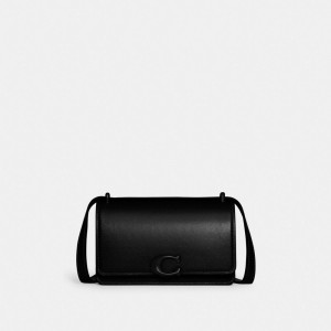Coach Bandit Crossbody Bag Luxe Refined Calf Leather/Matte Black/Black | COH864746