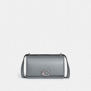 Coach Bandit Crossbody Bag Luxe Refined Calf Leather/Silver/Grey Blue | COH865240