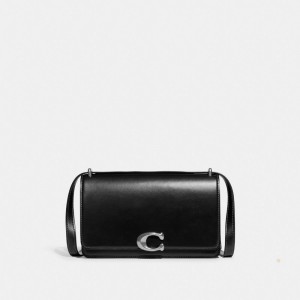 Coach Bandit Shoulder Bag Luxe Refined Calf Leather/Silver/Black | COH865223
