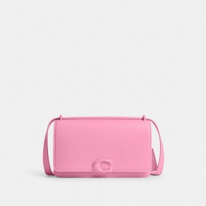 Coach Bandit Shoulder Bag Refined Calf Leather/Silver/Vivid Pink | COH865226