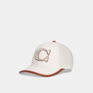 Coach Baseball Hat Chalk | COH866412