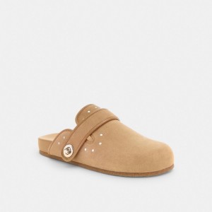 Coach Blake Clog With Rivets Peanut | COH865779