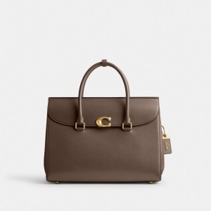Coach Broome Carryall Bag 36 Brass/Dark Stone | COH865043