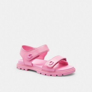 Coach Brynn Sandal Vivid Pink | COH865874