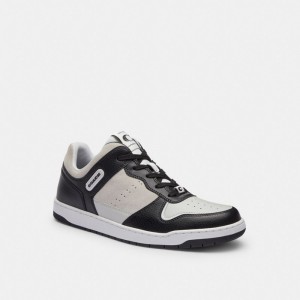 Coach C201 Sneaker Black/Light Grey | COH866806