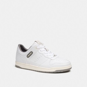 Coach C201 Sneaker Optic White/Heather Grey | COH866812