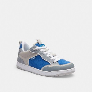 Coach C203 Sneaker In Signature Canvas Blueberry | COH866802