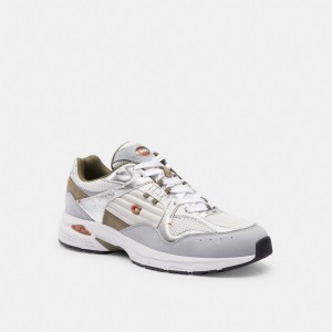 Coach C301 Sneaker Optic White/Grey | COH866794