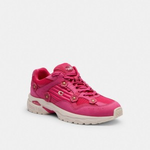 Coach C301 Sneaker With Tea Rose Dragon Fruit | COH865814