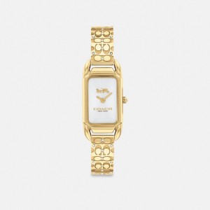Coach Cadie Watch, 17.5 Mm X 28.5 Mm Gold | COH866265