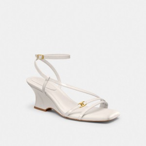 Coach Cait Sandal Chalk | COH865727