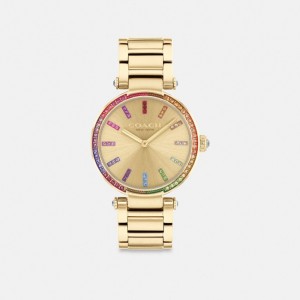Coach Cary Watch, 34 Mm Gold | COH866283
