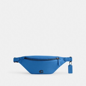 Coach Charter Belt Bag 7 Polished Pebble Leather/Blueberry | COH866666