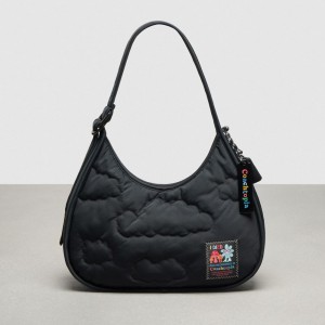 Coach Coachtopia Loop Ergo Bag With Cloud Quilting Black | COH865109