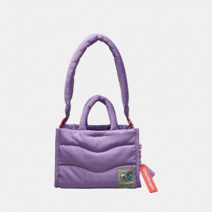 Coach Coachtopia Loop Mini Puffy Tote Iris | COH866623