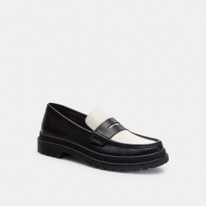 Coach Cooper Loafer Black/Chalk | COH866832