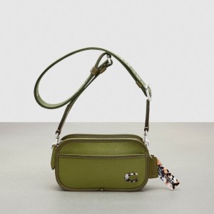Coach Crossbody Convertible Belt Bag In Coachtopia Leather Coachtopia Leather/Olive Green | COH866673