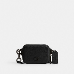 Coach Crossbody Pouch Black | COH866557