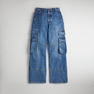 Coach Denim Cargo Pant In 31% Recycled Cotton Denim | COH866936
