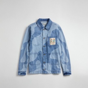 Coach Denim Jacket In Wavy Wash Denim Multi | COH865926