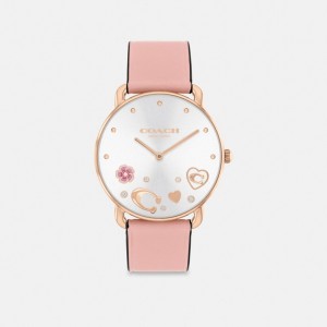 Coach Elliot Watch, 36 Mm Pink | COH866259