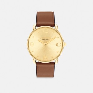 Coach Elliot Watch, 36 Mm Saddle | COH866958