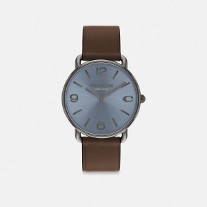 Coach Elliot Watch, 41 Mm Mahogany Brown | COH866972
