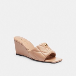 Coach Emma Wedge With Quilting Buff | COH865736