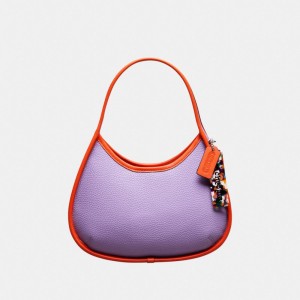Coach Ergo Bag In Coachtopia Leather Coachtopia Leather/Iris/Sun Orange | COH865108