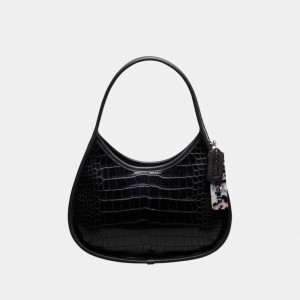 Coach Ergo Bag In Croc Embossed Coachtopia Leather Luxe Refined Calf Leather/Brass/Chalk | COH865153