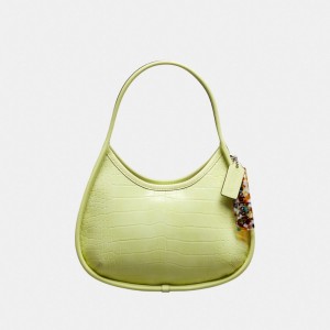 Coach Ergo Bag In Croc Embossed Coachtopia Leather Green | COH864782