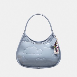 Coach Ergo In Crinkled Patent Coachtopia Leather: Embossed Cloud Print Coachtopia Leather/Twilight | COH865126