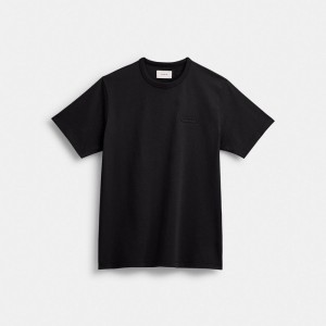 Coach Essential T Shirt Black | COH865954