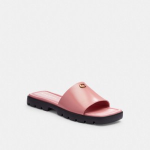 Coach Florence Sandal Leather/Bubblegum | COH865888