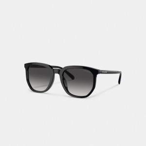 Coach Geometric Square Sunglasses Black | COH866361