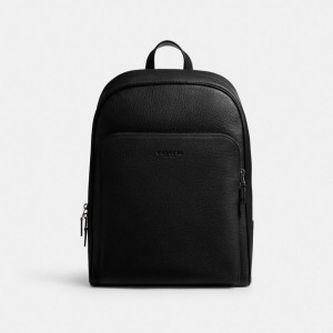 Coach Gotham Backpack Calf Leather/Black | COH866502