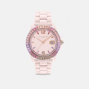 Coach Greyson Watch, 36 Mm Blush | COH866262