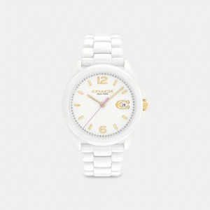 Coach Greyson Watch, 36 Mm White 1 | COH866261