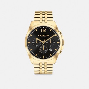 Coach Greyson Watch, 43 Mm Gold | COH866981