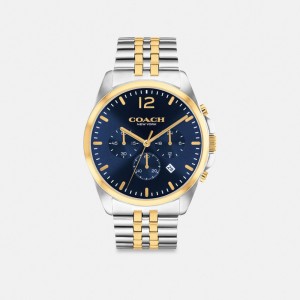 Coach Greyson Watch, 43 Mm Two Tone | COH866980