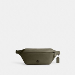 Coach Hall Belt Bag Army Green | COH866539