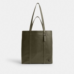 Coach Hall Tote Bag 33 Army Green | COH866626
