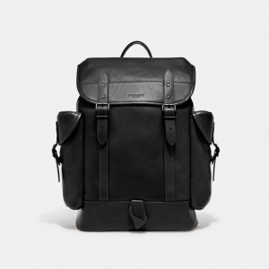 Coach Hitch Backpack Leather/Black | COH866509