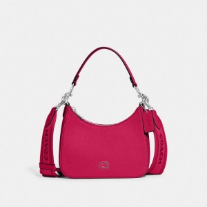 Coach Hobo Crossbody Bag With Signature Canvas Dragon Fruit | COH866551