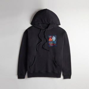 Coach Hoodie: Coachtopia Graphic Label Black | COH866893
